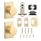 Sure-Loc Hardware Sure-Loc Hardware Wasatch Handleset Dummy Trim, Sandstone Lever, Vintage Bronze, Right Hand WS500-SS 11P RH - alternate 3